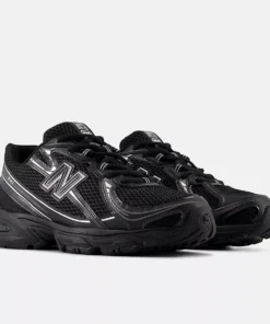 Alternative view of New Balance 740v2 Black Silver Metallic