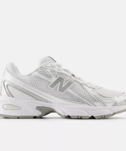 New Balance 740 Bungee Lace White Silver Metallic