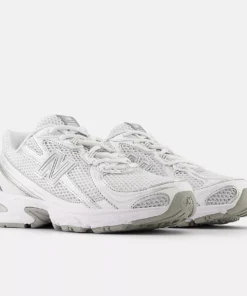 Alternative view of New Balance 740 Bungee Lace White Silver Metallic