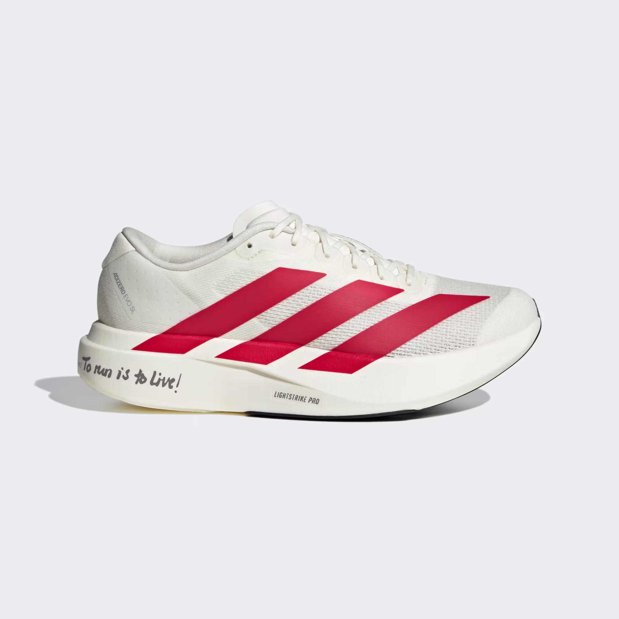 Adidas Adizero EVO SL Off White Better Scarlet