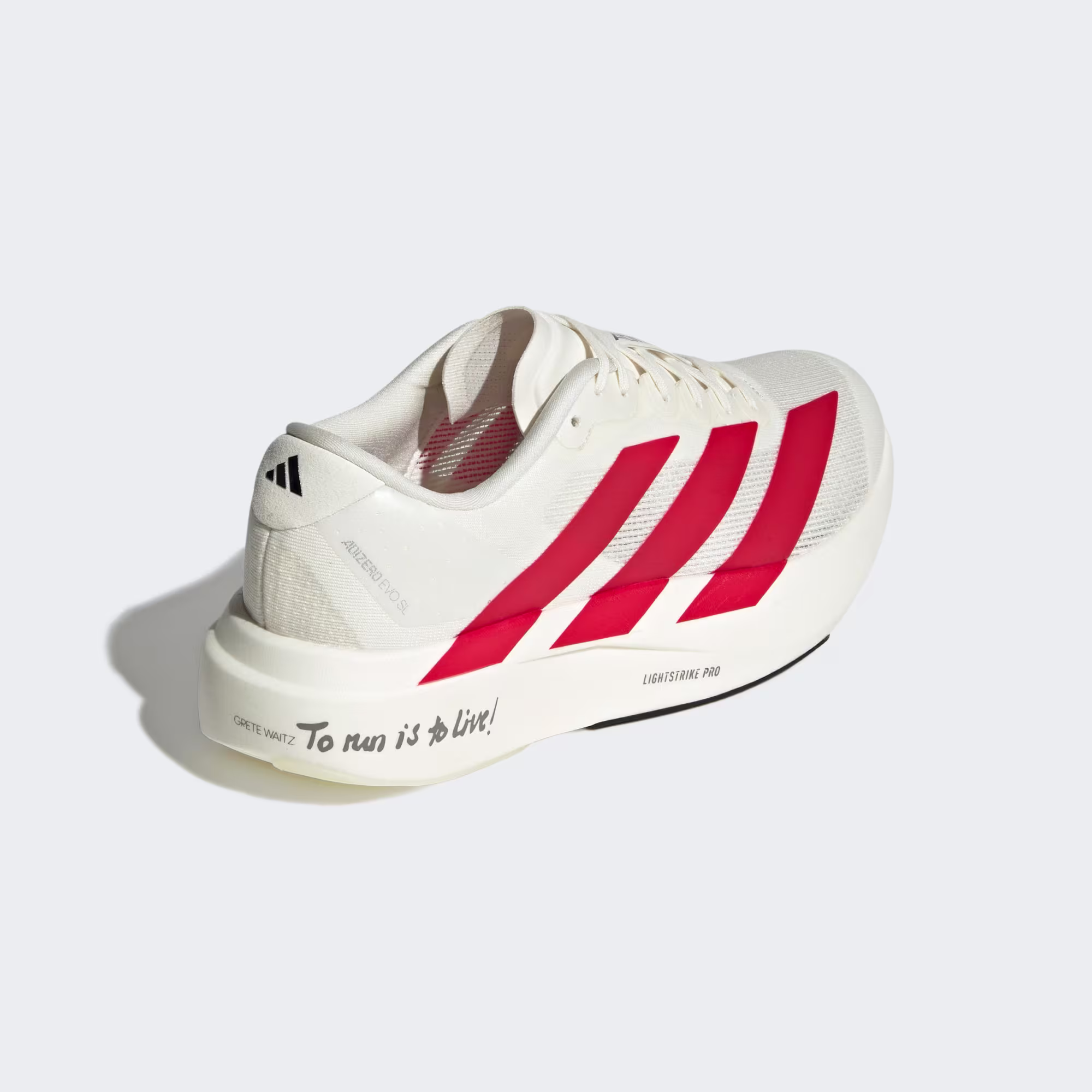 Adidas Adizero EVO SL Off White Better Scarlet - Image 2