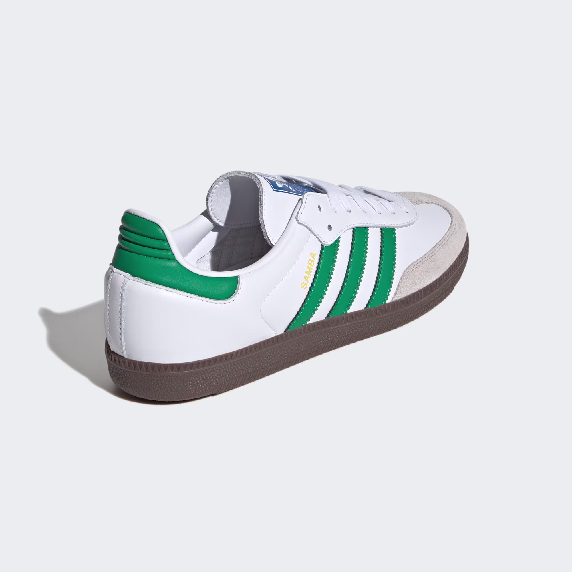 Adidas Samba Cloud White / Green / Gum - Image 2