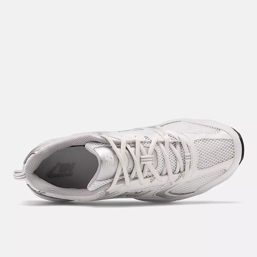 New Balance 530 White Silver Metallic - Image 2
