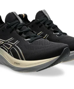 Alternative view of Asics Gel-Nimbus 26 Platinum Black Champagne
