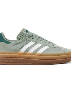 adidas Gazelle Bold Silver Green Gum