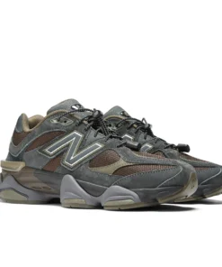 Alternative view of new balance 9060 blacktop dark moss