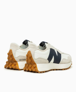 Alternative view of New Balance 327 Gray Navy Sneakers