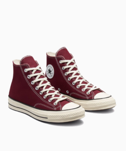 Converse Canvas Chuck 70 High Burgundy Sneakers