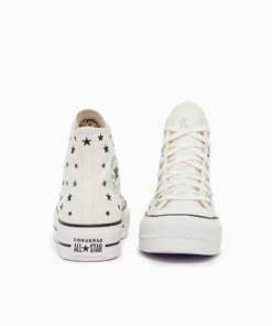 Alternative view of Chuck Taylor All Star Lift White Sneakers