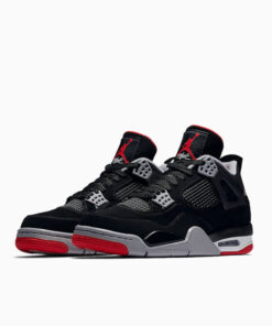 Alternative view of Air Jordan 4 Retro OG Bred