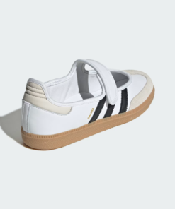 Alternative view of Adidas Samba Jane Scarlet Team Cloud White