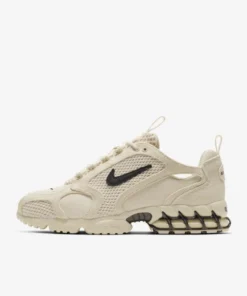 Alternative view of Nike x Stüssy Air Zoom Spiridon Cage 2 Fossil